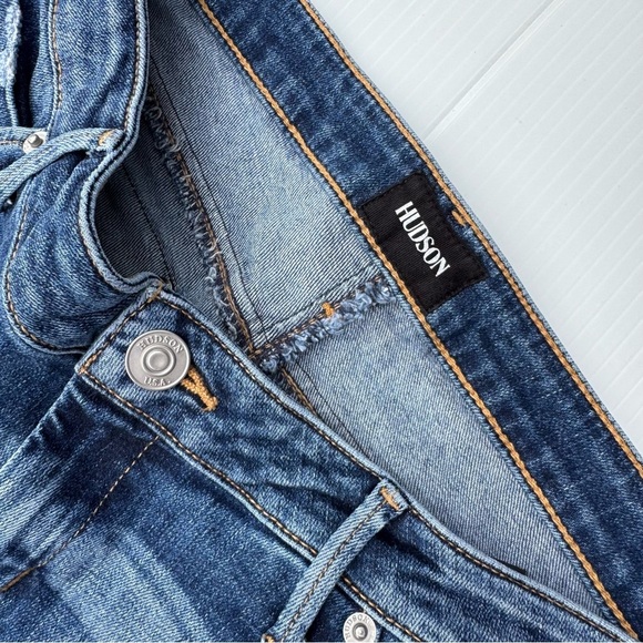 Hudson Jeans Jax Boyfriend skinny Women's Skinny Jeans - Dark Blue - Picture 8 of 10